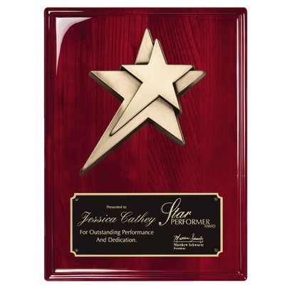 Rosewood Plaque with Eagle Casting