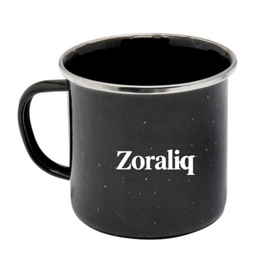 Retro Speckled Promotional Campfire Mug