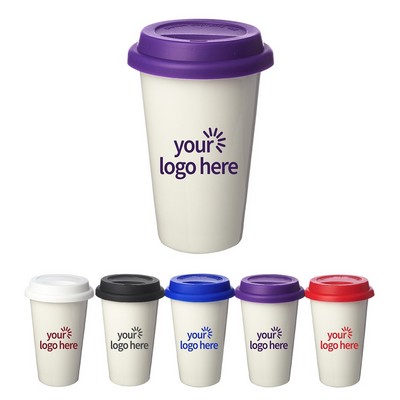 Double Wall Ceramic Custom Tumblers . 11 oz