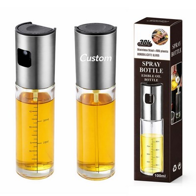 304 Stainless Steel Glass Oil Sprayer Bottle