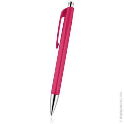 Spectrum Line Caran d'Ache Swiss Made Infinite 888 Ball Point Pen Ruby Pink Blue ink