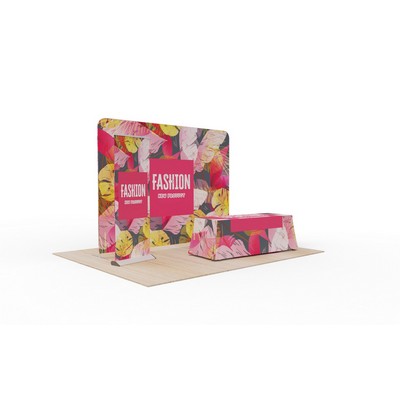 10' Display Kit With Backdrop, Banner Stand & Table Throw