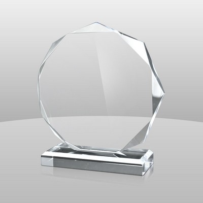 Clear Octagon Award I (6"x5 1/2"x2")