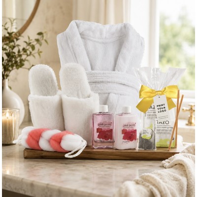 Luxury Robe, Slippers, & Spa Gift -A Great Value!