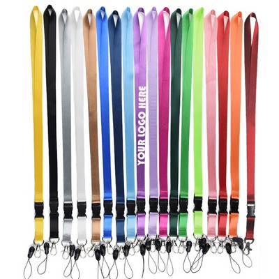 Neck Detachable Strap Quick Safety Lanyard Keychain