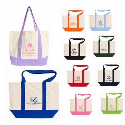 14 oz. Large TJ Canvas Tote Bag- 14" x20"x 6"