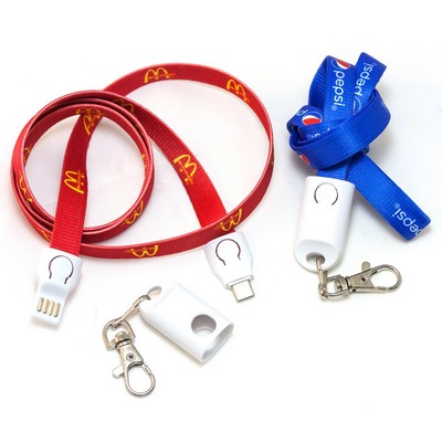 2" 1 Lanyard USB Cable