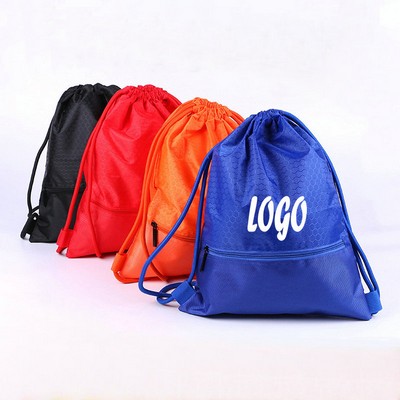 Double Shoulder Drawstring Beam Waterproof Bag