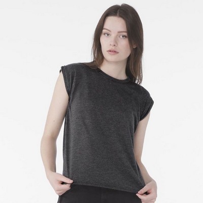 Bella+Canvas® Women's Flowy Muscle Tee w/Rolled Cuff