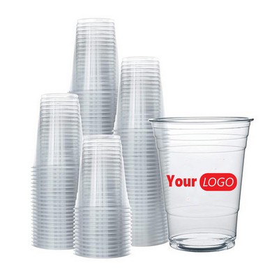 16oz Disposable Clear Plastic Cup