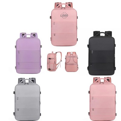 College Backpack w/ Shoe Compartment for Travel