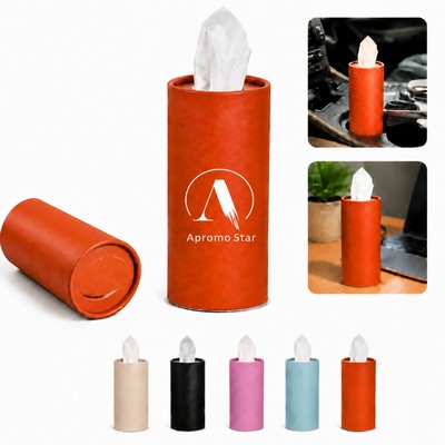 Car Cylinder Tissue Box
