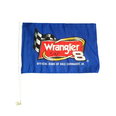 100% Polyester Economy Car Flag (12"x18")