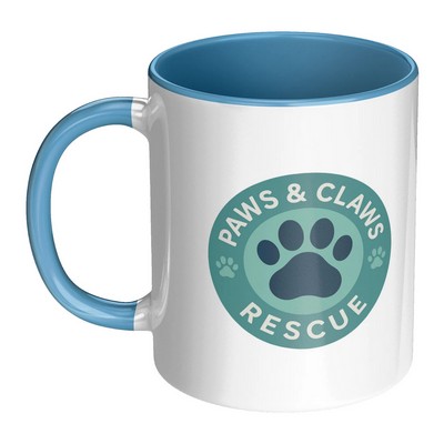 Blue Two-Tone 11 Oz. Mug Ceramic Mug