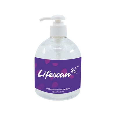 16 Oz. Instant Hand Sanitizer w/Pump