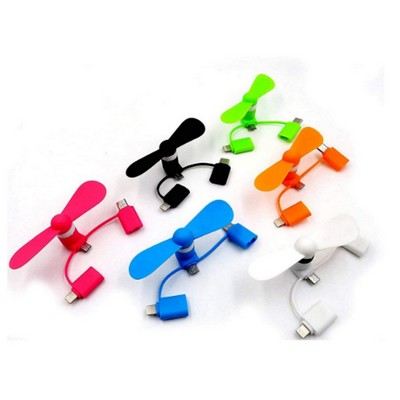 3" 1 Mini USB Fan Cell Phone Fan