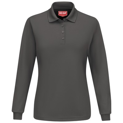 Red Kap® Women's Long Sleeve Performance Knit Polo Shirt