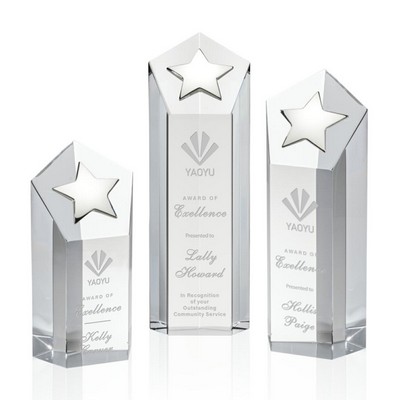 Dorchester Silver Star Award - Clear