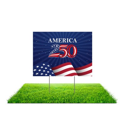 Economy Yard Signs Regular cut (Single Sided)