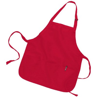 Q-Tees Mid-Length Apron w/Pockets