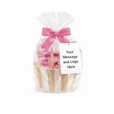 Pretty in Pink Bath and Spa Basket