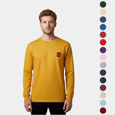 Classic Pre-Shrunk Long Sleeve Cotton Jersey Tee