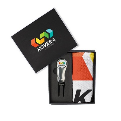Flix Pro 2.0 Divot Tool and Dormie Towel Mini Presentation Box