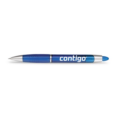 Paper Mate® Element Translucent Barrel - Black Ink - Bright Blue