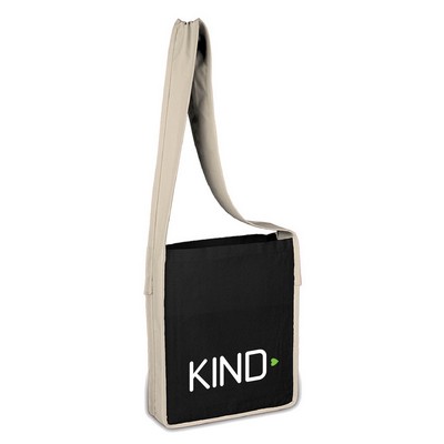 Color Canvas Sling Bag (12" x 15" x 3")