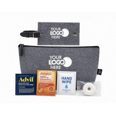 Recycled Pouch with Snacks