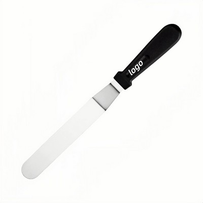 0.7mm Thick Stainless Steel Offset Spatula 6 8 10 12" Set