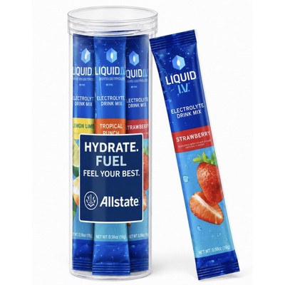 Hydration Tube with 3-Liquid IV Sticks