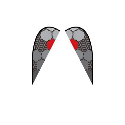 Small Teardrop-Double Sided Graphic Only