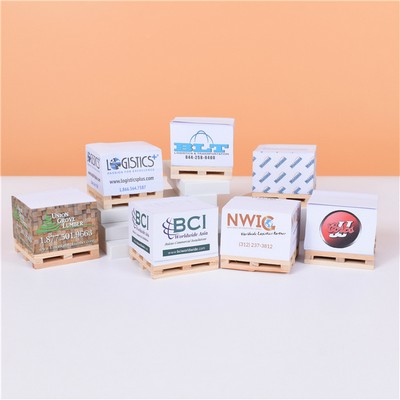 3" X 3" Sticky Memo Cube with Pallet