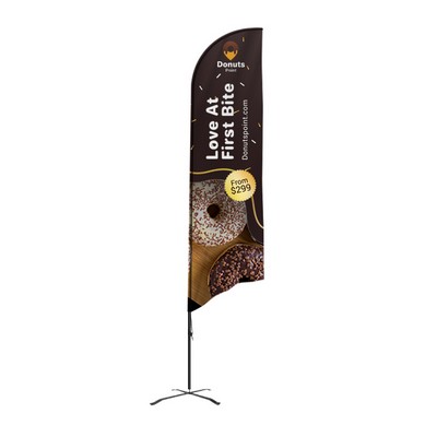 Flex Banner™ G7 Feather Flag Only, Single-Sided 7'H