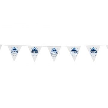 15' Triangle Pennant String - 2 Side Imprint