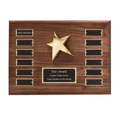 Walnut Perpetual Star