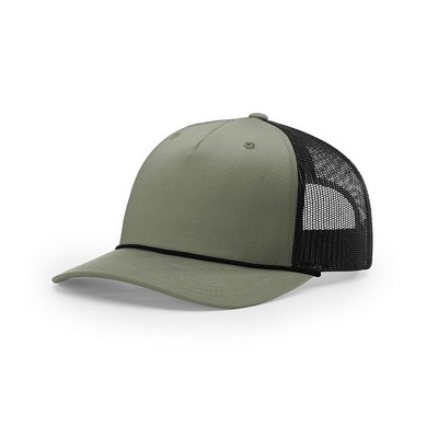 Richardson® Five Panel Trucker Hat w/Rope