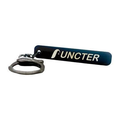 Custom Acrylic Long Shape Keychain Pendant Key Ring