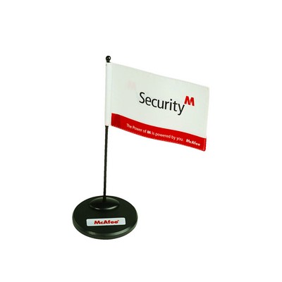 4"x6" Firm Flag Desk Set
