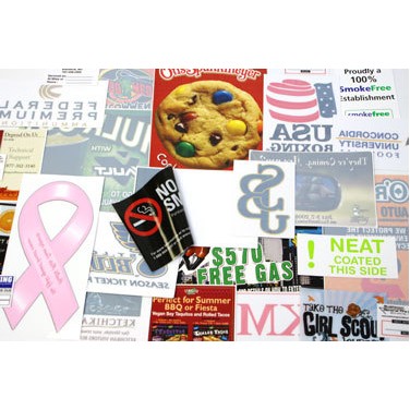 4-Color Process/Spot Color Static Cling Labels on Sheet (28.1 to 32 Sq. Inches)