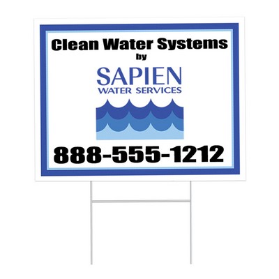 18" x 22.3" Custom Outdoor Yard Signs