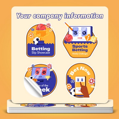 Custom Sticker Sheets (8.3" x 5.8")
