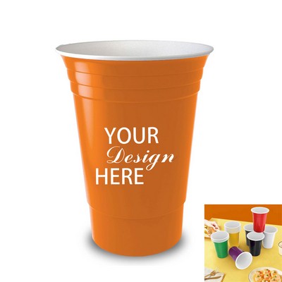 16oz Double Wall Insulated Plastic Game Cup