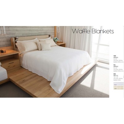 Queen Size Waffle Blanket (90" x 95")