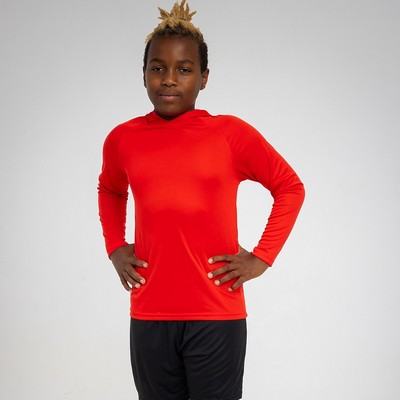 A4 Apparel® Youth Cooling Performance Long Sleeve Hooded Tee
