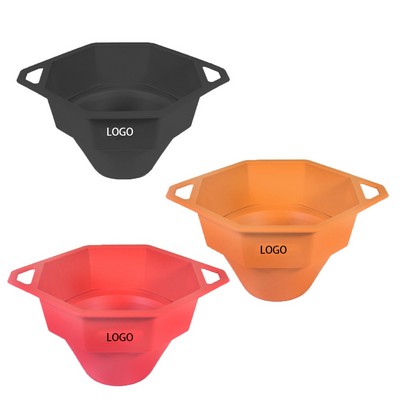 Collapsible Silicone Popcorn Bowl