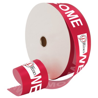 100 yd Custom Printed Multicolor Ribbon Roll (2½" w)