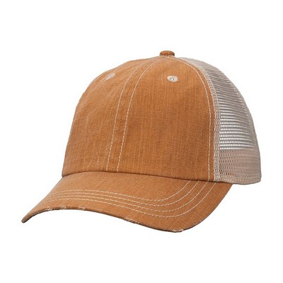 Valucap® Distressed Contrast Stitch Cap