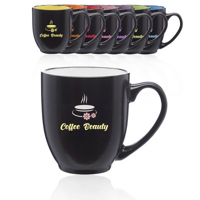 Bistro Two-Tone Ceramic Custom Mugs